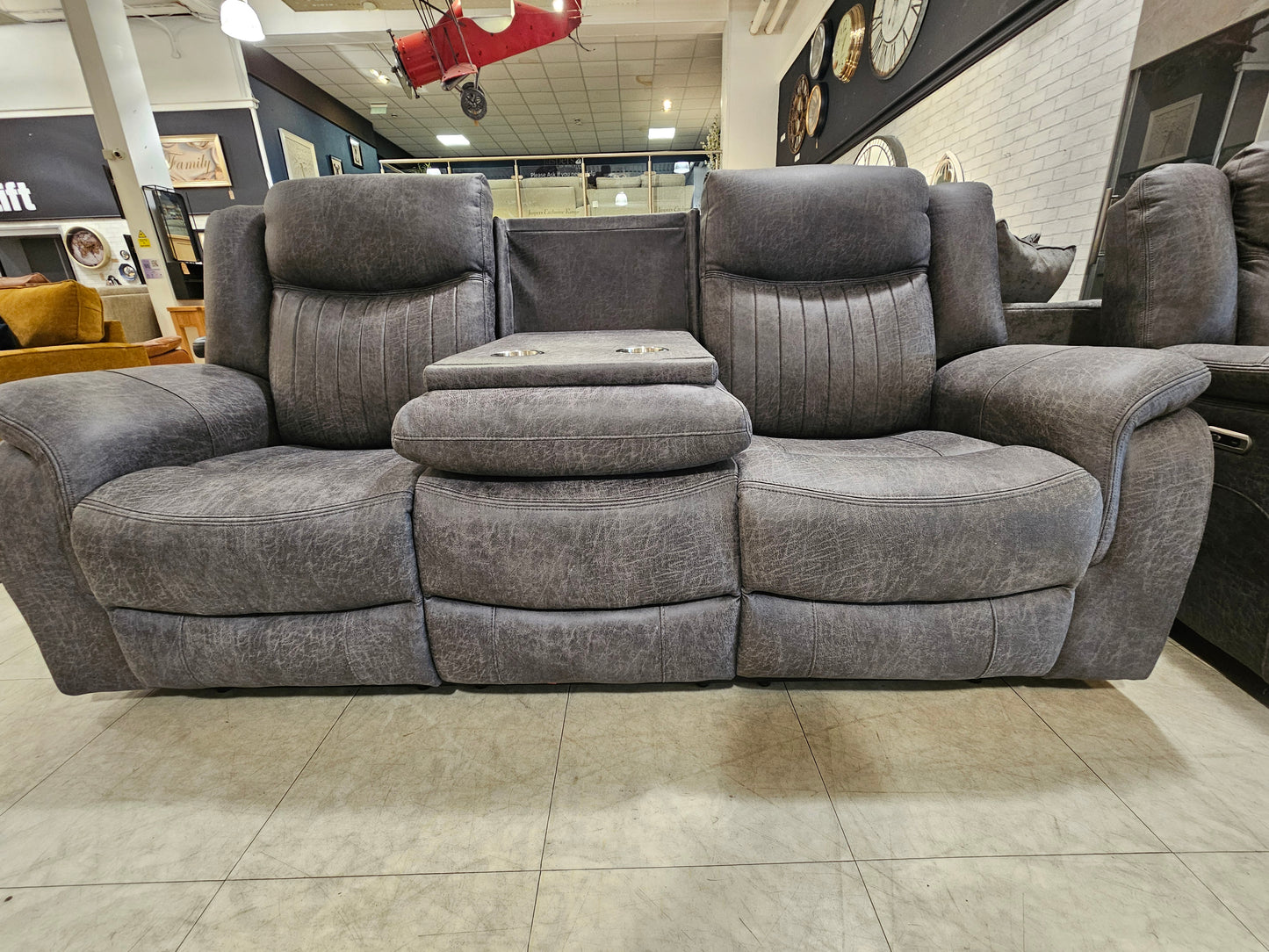 Leon 3 Seater Power Recliner Sofa + 2 Seater Power Recliner Sofa Set