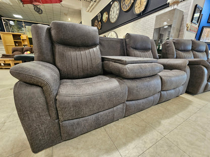 Leon 3 Seater Power Recliner Sofa + 2 Seater Power Recliner Sofa Set