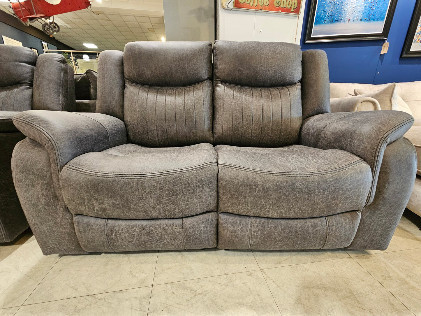 Leon 3 Seater Power Recliner Sofa + 2 Seater Power Recliner Sofa Set