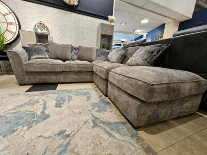 Kingston Corner Sofa + Footstool Set