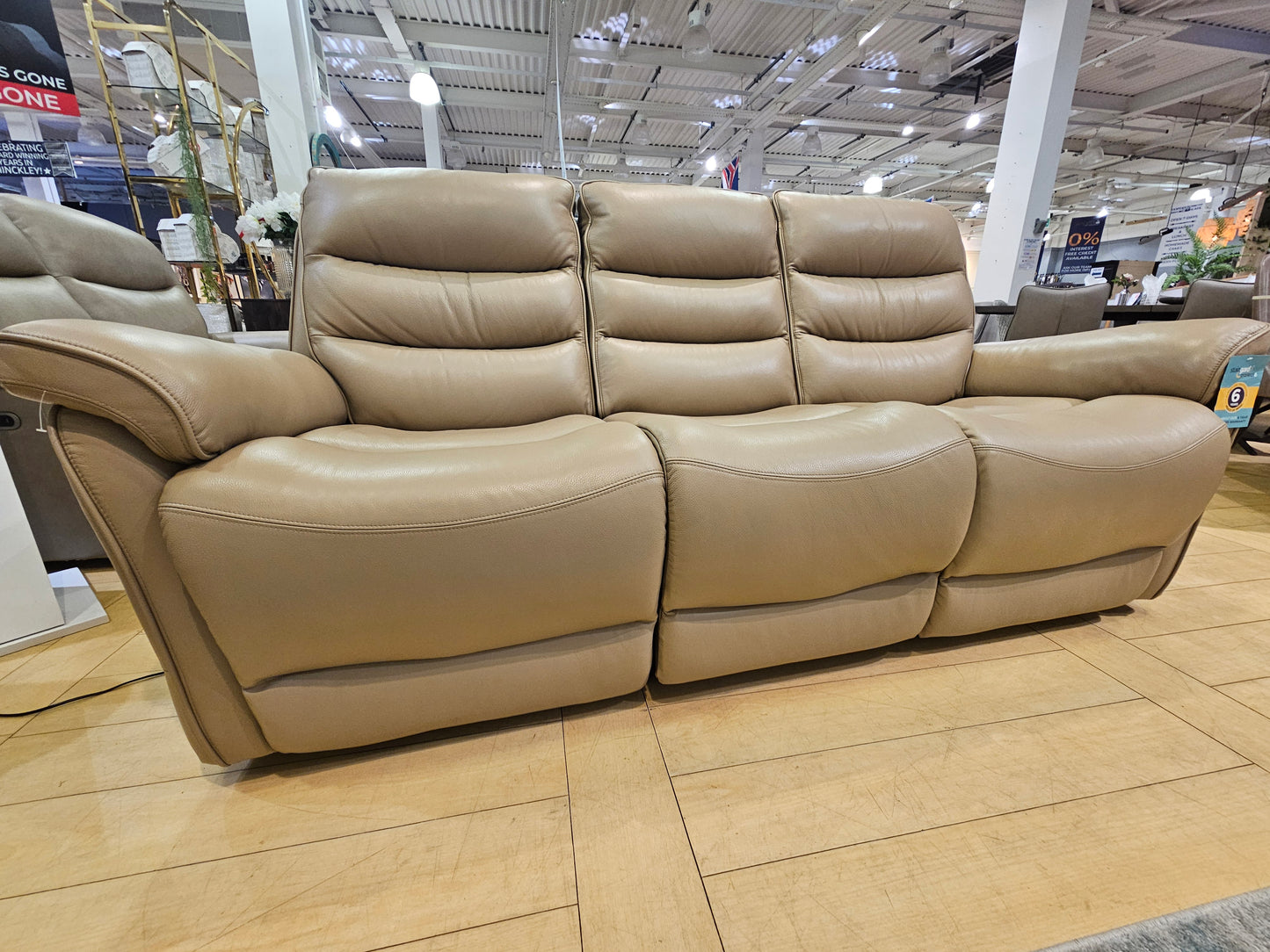 Anderson 3 Seater Power Recliner Sofa + 2 Seater Power Console Sofa Set