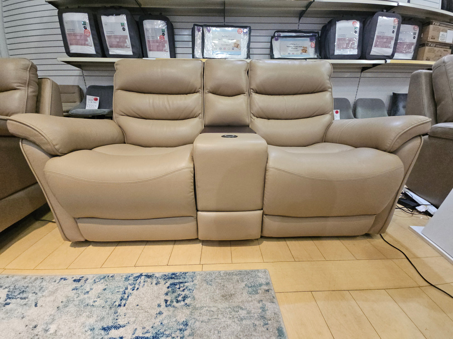 Anderson 3 Seater Power Recliner Sofa + 2 Seater Power Console Sofa Set