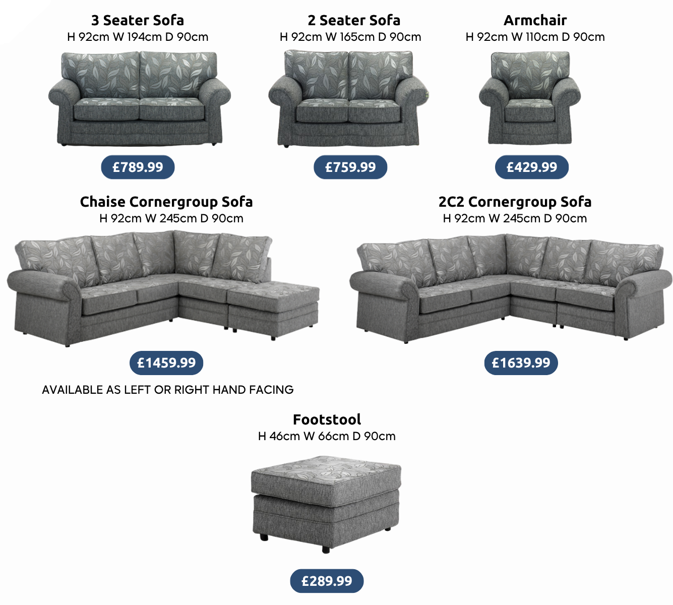 Delilah Sofa Collection