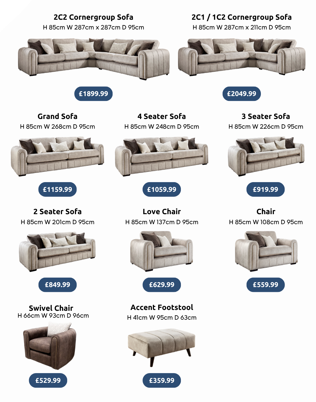 Grace Sofa Collection