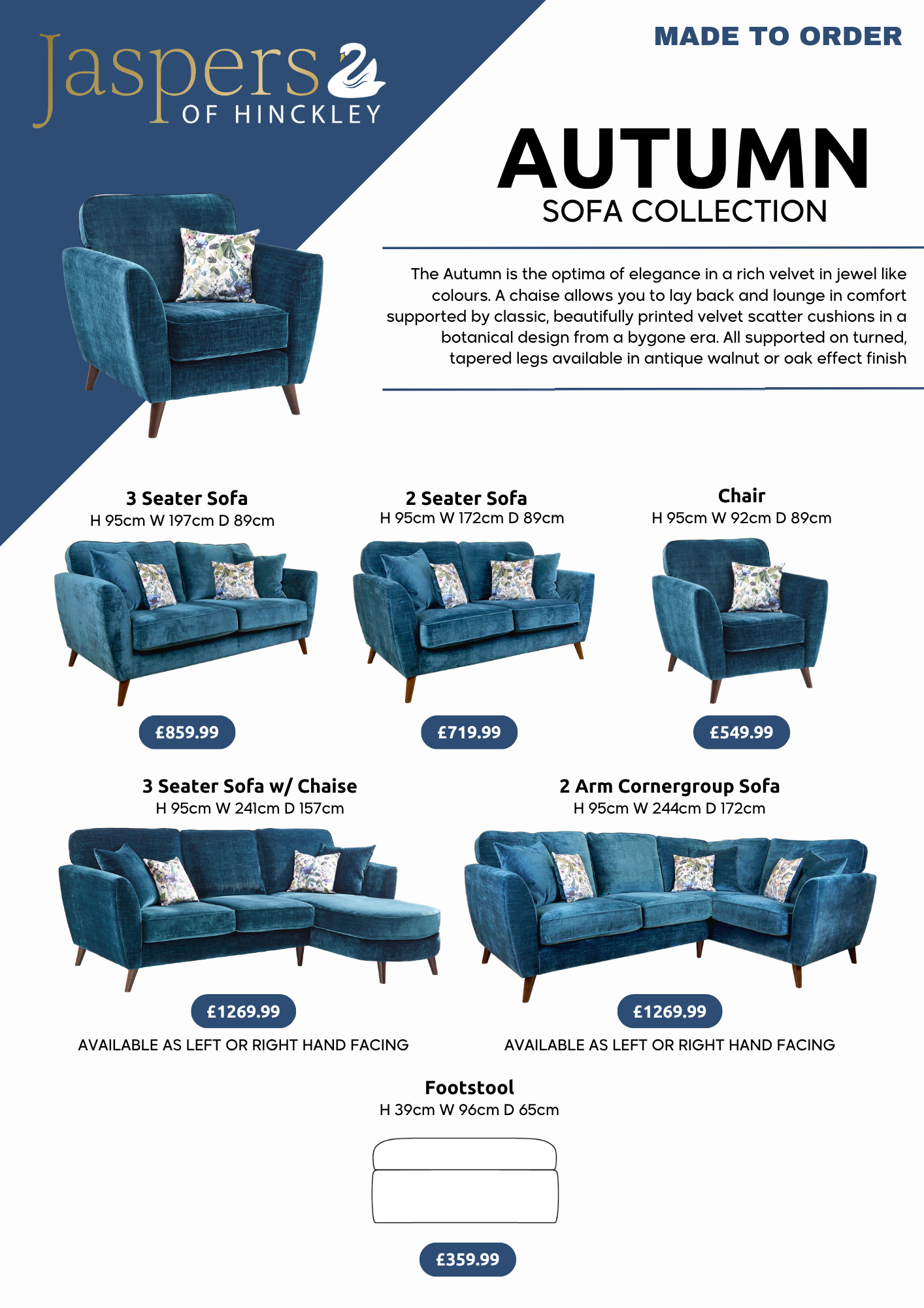 Autumn Sofa Collection