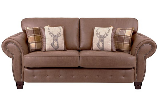 Cambridge 3 Seater Sofa Standard Back | Tan