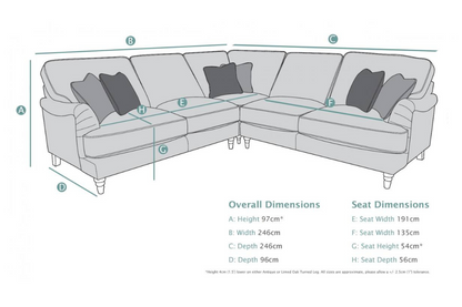 Bosworth 2C2 Cornergroup Sofa