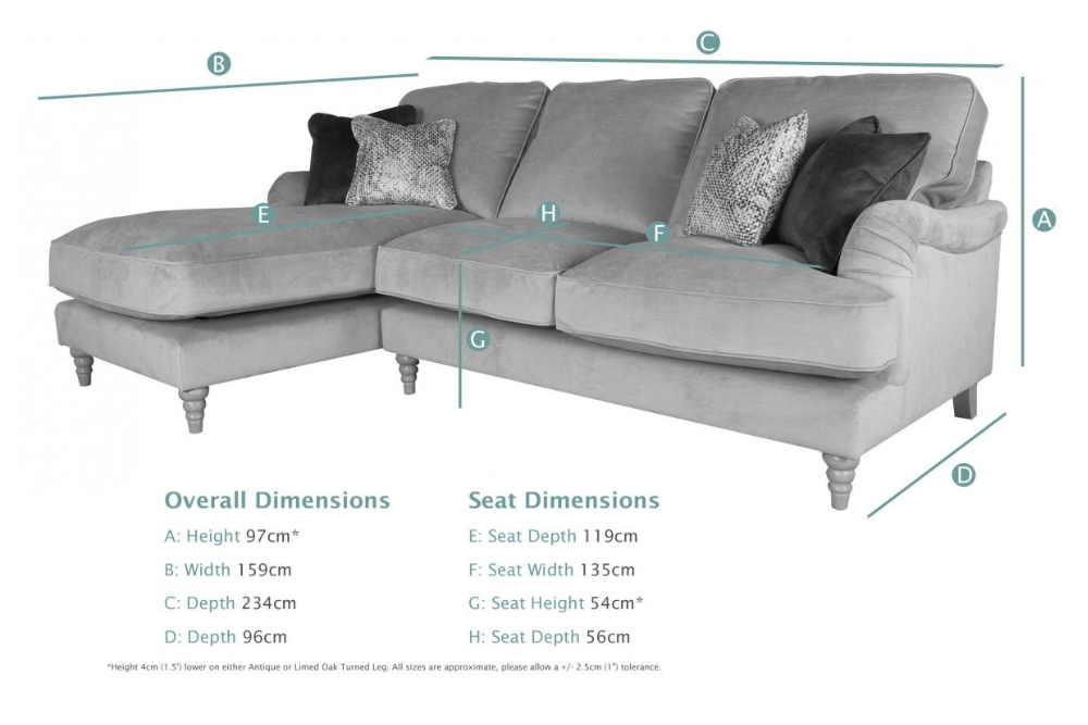 Bosworth LHF Chaise Sofa