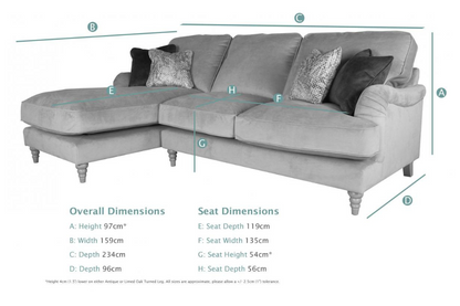 Bosworth LHF Chaise Sofa