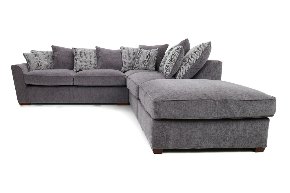 York Cornergroup Sofa & Stool - Scatter Back