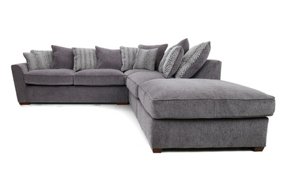 York Cornergroup Sofa & Stool - Scatter Back