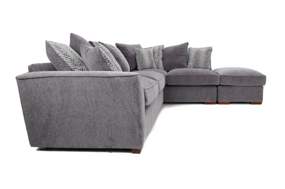 York Cornergroup Sofa & Stool - Scatter Back