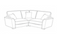 York 1C1 2 Arm Cornergroup Sofa - Fitted Back