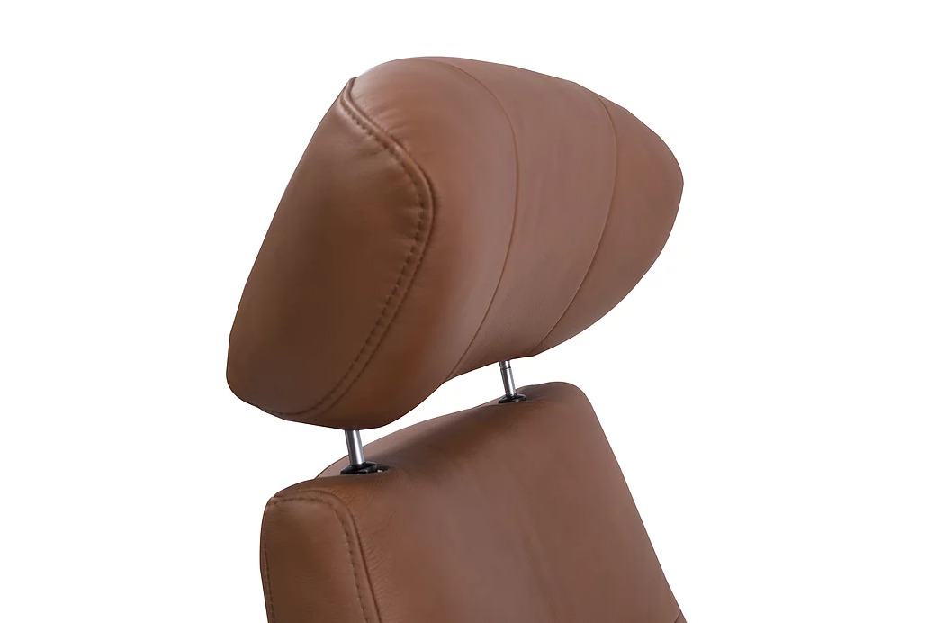 Dexter Reclining Swivel Chair & Stool