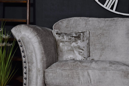 Venus 3 Seater Sofa - Aaron Silver
