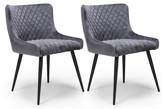 The Malmo Collection - Dining Chair SET OF 2 | Grey