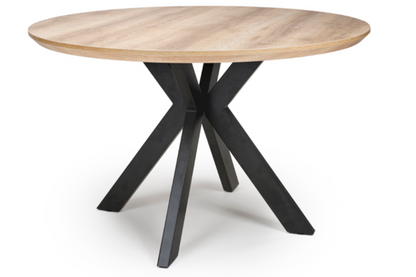 The Melbourne Collection - 1200mm Round Dining Table | Available In Grey, Light Walnut & Oak