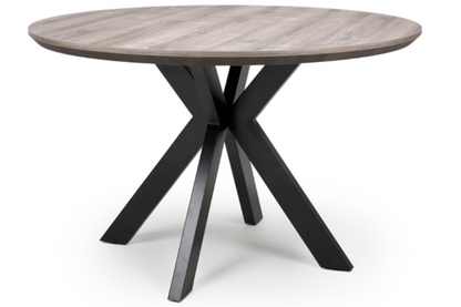The Melbourne Collection - 1200mm Round Dining Table | Available In Grey, Light Walnut & Oak