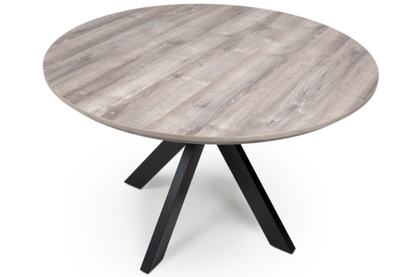 The Melbourne Collection - 1200mm Round Dining Table | Available In Grey, Light Walnut & Oak