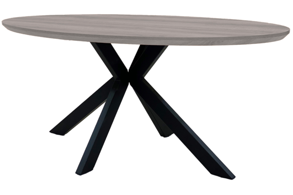 Oval grey dining deals table
