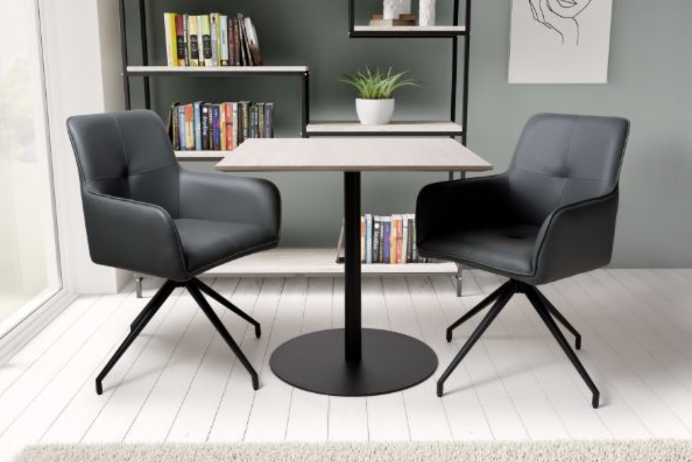 The Melbourne Collection - Square Dining Table | Available In Grey, Light Walnut & Oak