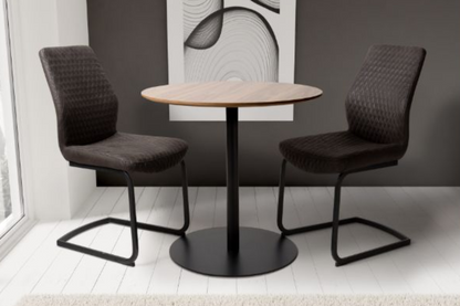 The Melbourne Collection - Round Dining Table | Available In Grey, Light Walnut & Oak