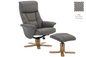 Marbella - Swivel Recliner Chair & Footstool