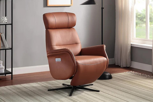 Maryland - Swivel Electric Recliner Chair & Footstool