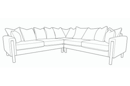 The Wilma Range - 2C2 Cornergroup Sofa
