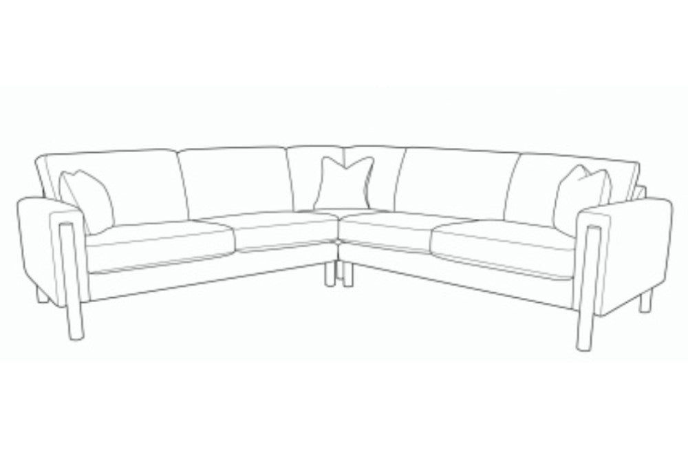 The Wilma Range - 2C2 Cornergroup Sofa