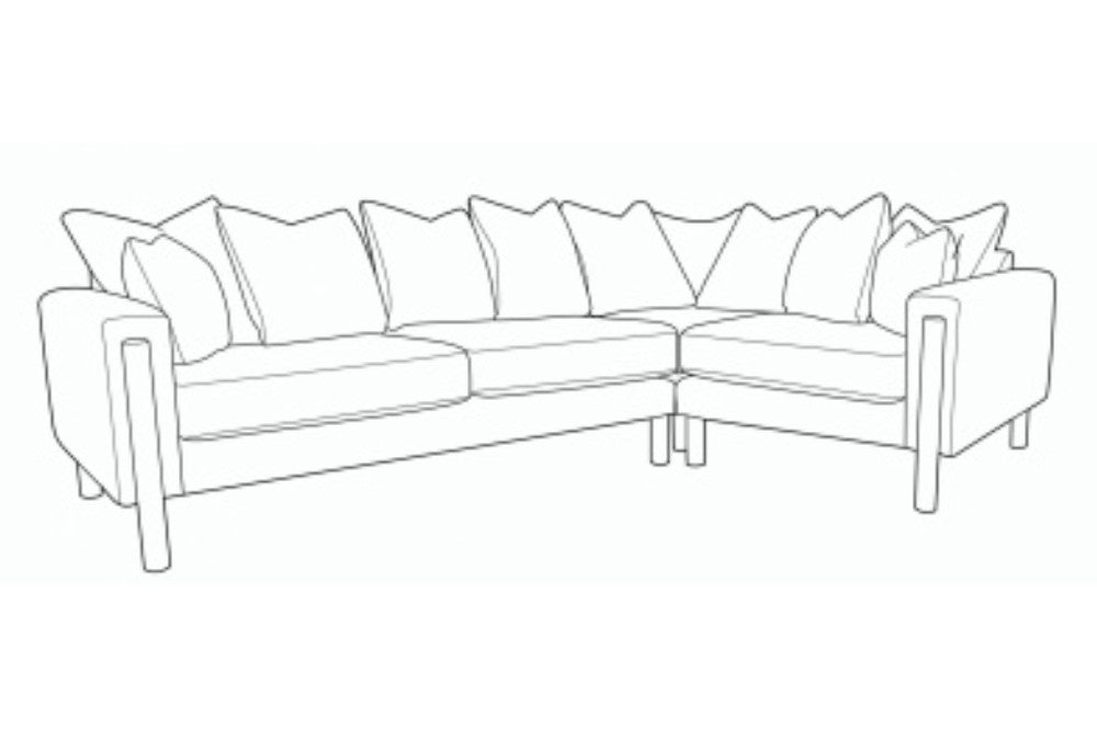 The Wilma Range - 2C1 | 1C2 Cornergroup Sofa