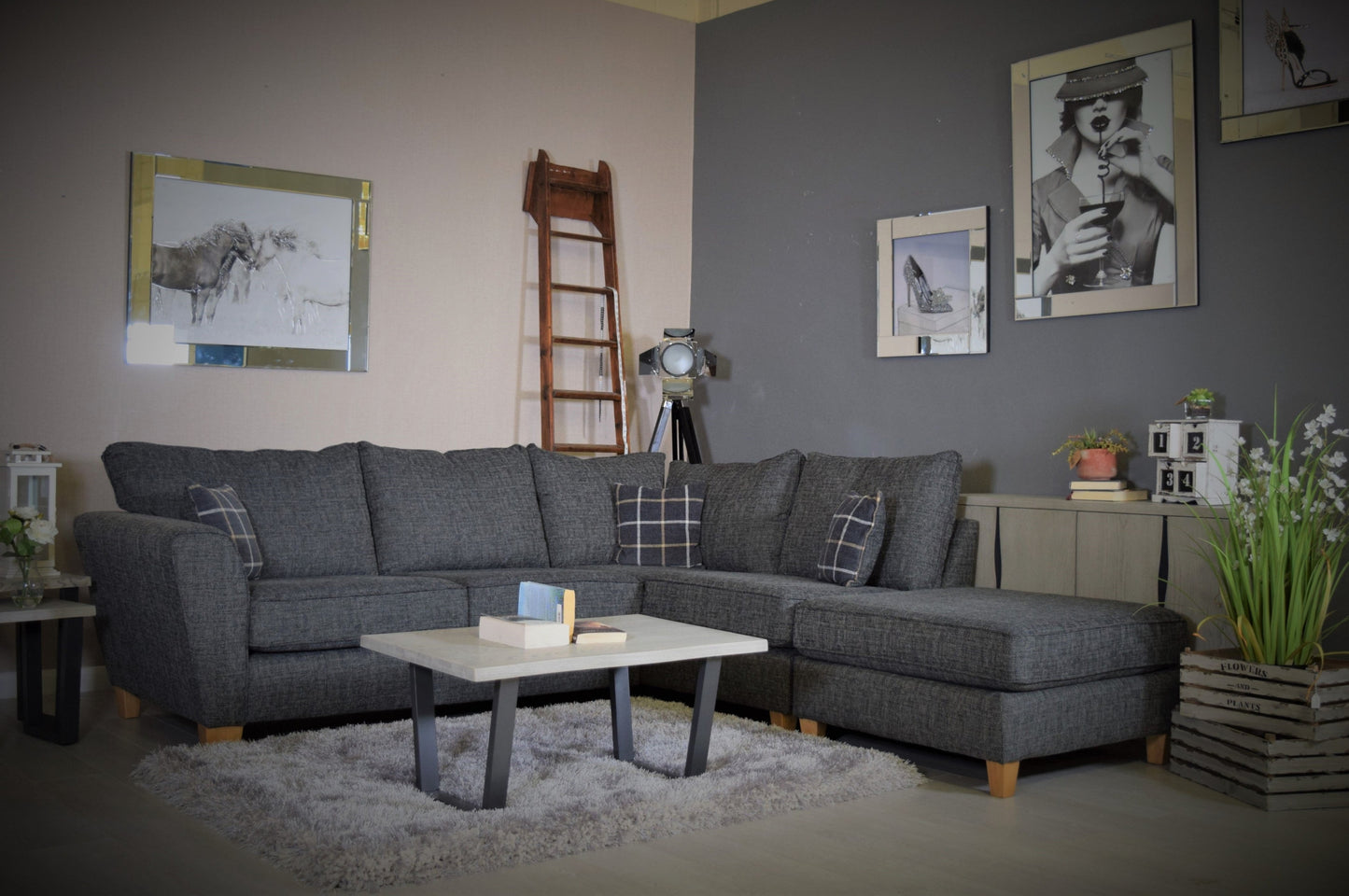 The Lucca Range - Chaise Cornergroup Sofa