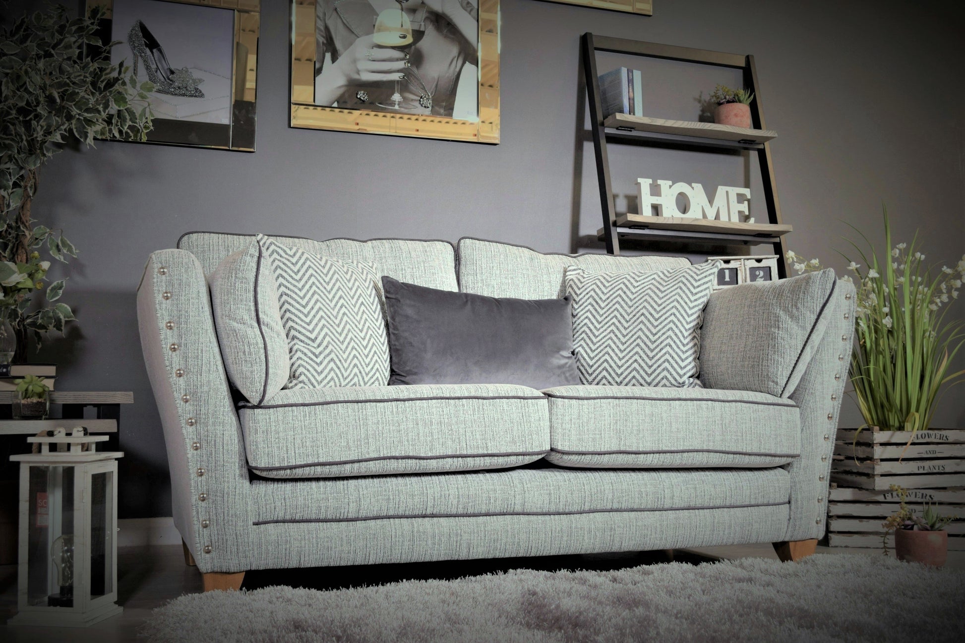 Anthea 2 Seater Sofa-Fabric Sofa-Jaspers of Hinckley Ltd.