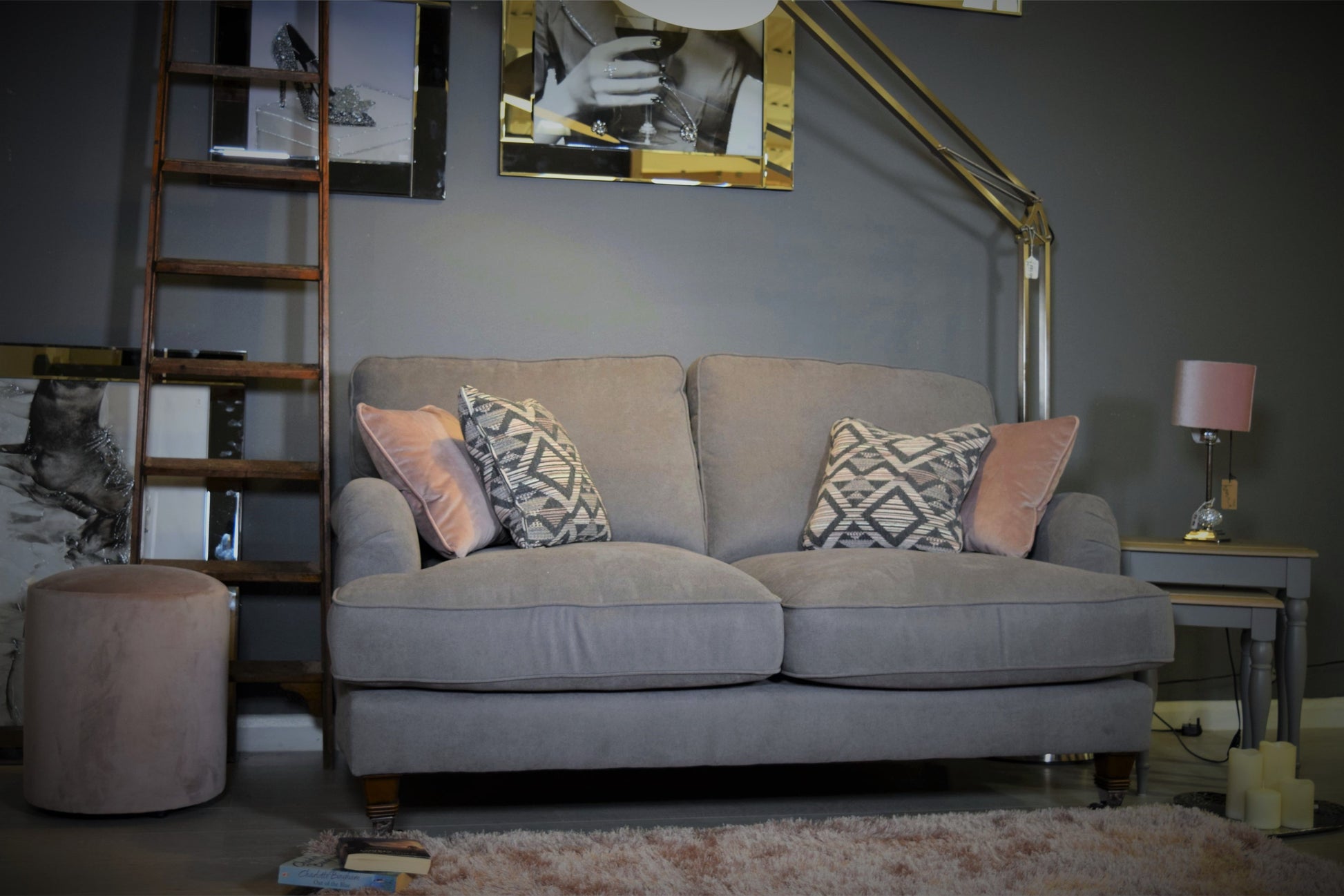 Beatrix 2 Seater Sofa-Fabric Sofa-Jaspers of Hinckley Ltd.
