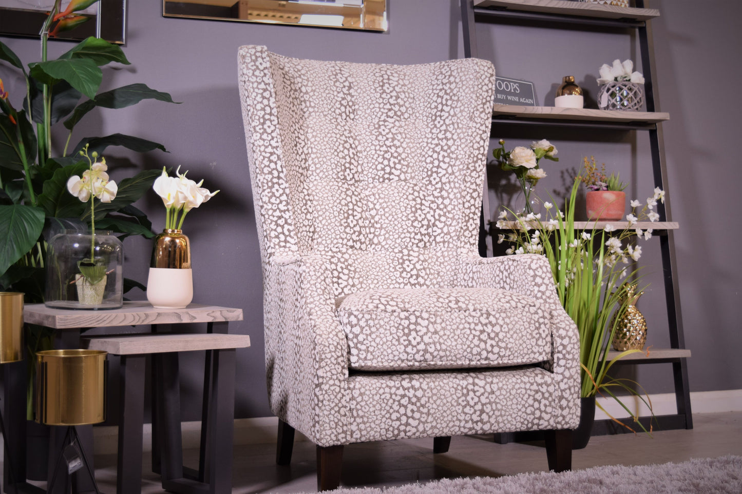 Plaza Throne Chair-Fabric Sofa-Jaspers of Hinckley Ltd.